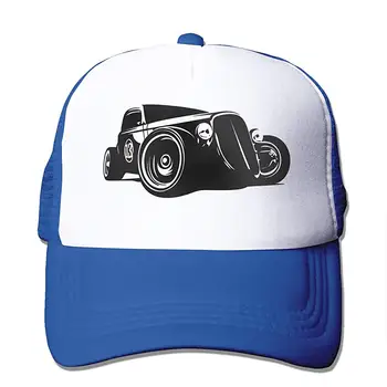 

Funny Old Car 3D Printed Funny Art Layout Unisex Mesh Back Trucker Hat Cap Black