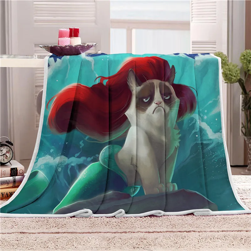 

Cartoon Animals Throw Blanket Super Soft Home Goods 3D Printing Breathable and Comfortable No Fading Blanket Sofa Siesta Blanket