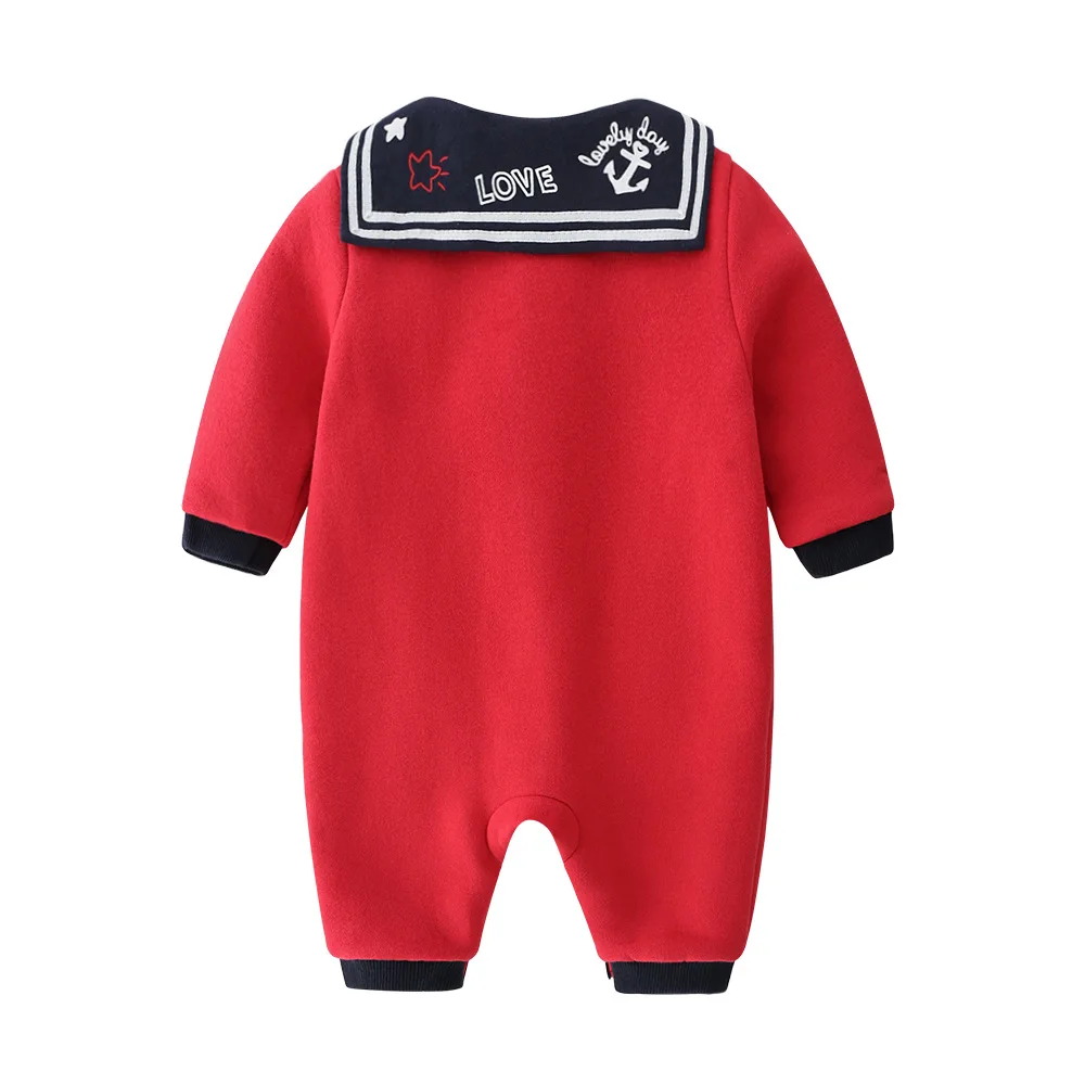 Baby Rompers Clothes Fashion Newborn Baby Boy Girl Sailor Long Sleeve Infant Kids Bebes Jumpsuits Outfits One Piece Children Top