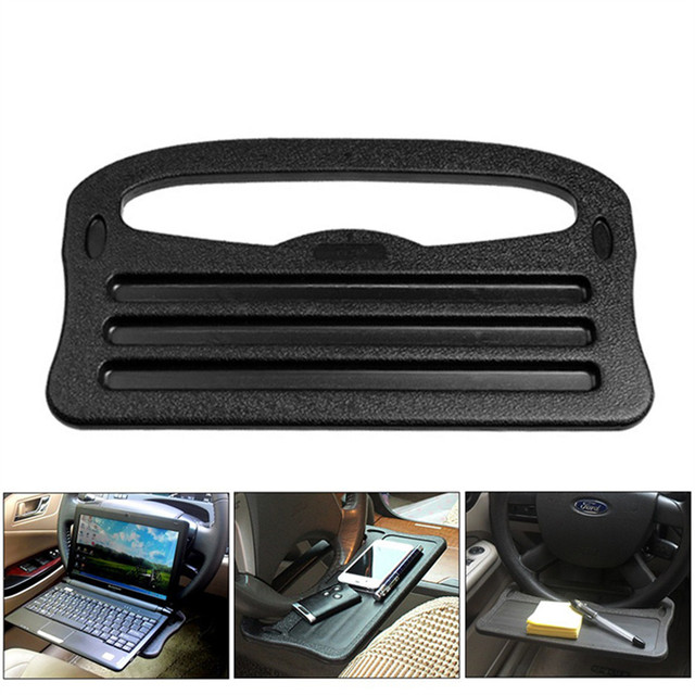Steering Wheel Dinner Plate Drink Holder Laptop Steering Wheel Tray Desk Auto Car Computer Mount Holder Food Table Stand