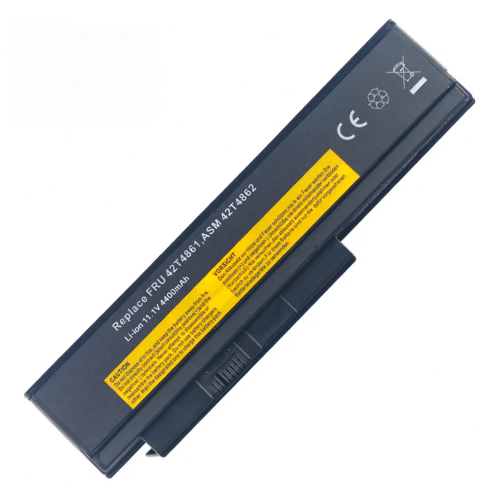 

4400mah New notebook Battery For Lenovo ThinkPad X220 X220s X220i 42T4861 42T4862 42T4865 laptop Batteries