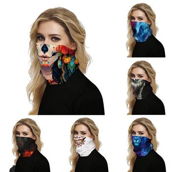 

Unisex Cycling Face Mask Bicycle Outdoor Sport Windproof Neck Cover Wristbands For Men Women