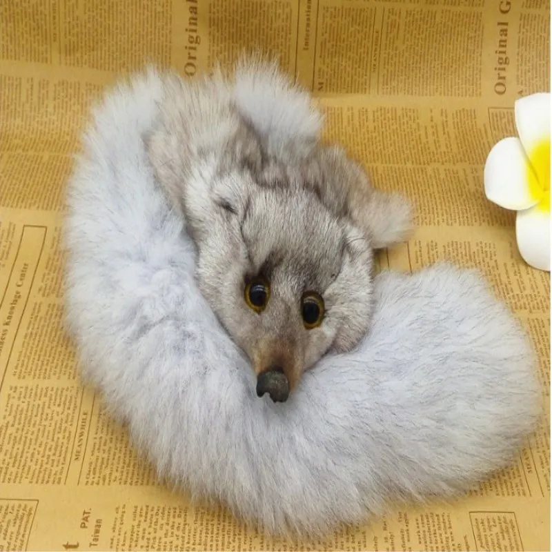 2020 натуральная лиса голова высокое качество настоящий воротник шарф для одежды