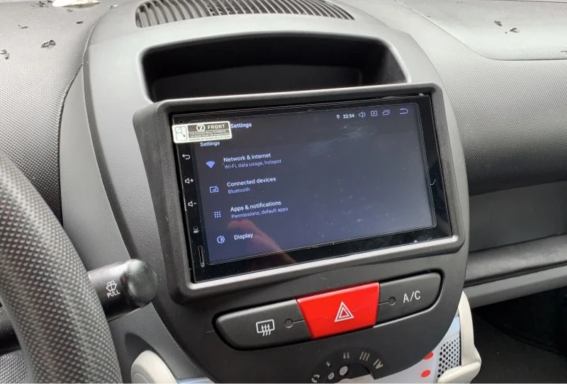 HFCYJIA Android 9,0 система авто радио gps-навигатор для Citroen C1 Toyota Aygo peugeot 107 Мультимедиа Стерео wifi OBD SWC 2+ 16G BT