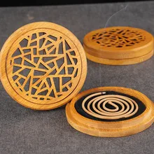 Бамбуковая курильница с держателем полое устройство для резьбы и выжигания держатель бамбук Китайский Винтаж курильница катушка DIY домашний Декор#103Y25