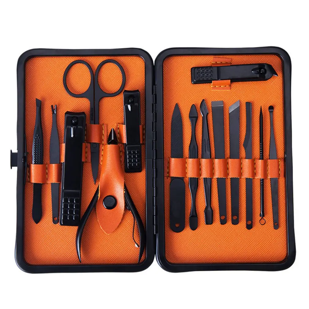 

Stainless Steel Beauty Set 18 Pcs/Set Nail Clippers Nail Clippers Nail Manicure Tool Set Trimmer With Portable