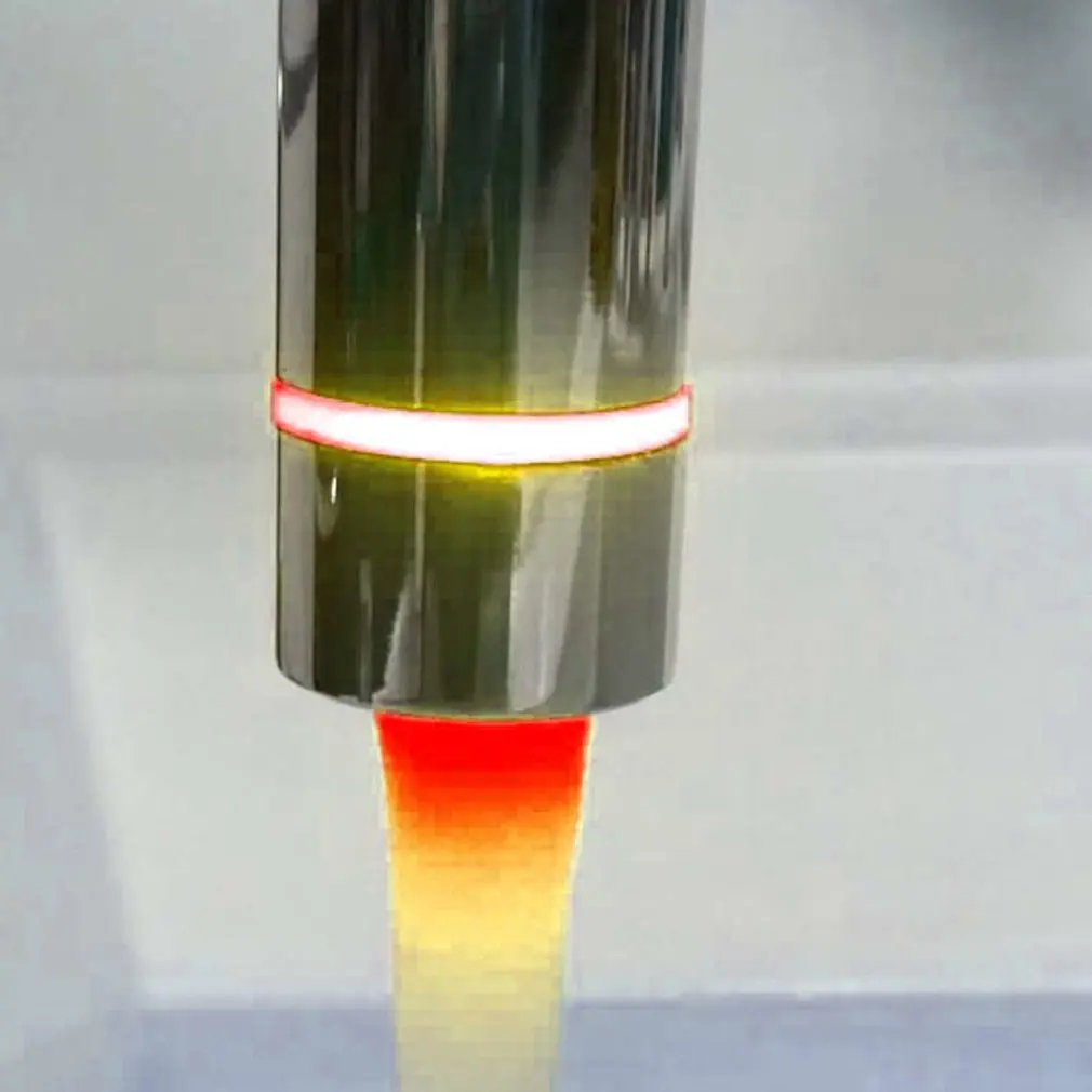 SDF2-C3 LED Faucet Light New All-copper Bubbler Colorful Luminous Color Temperature Control Three-color Splash Guard