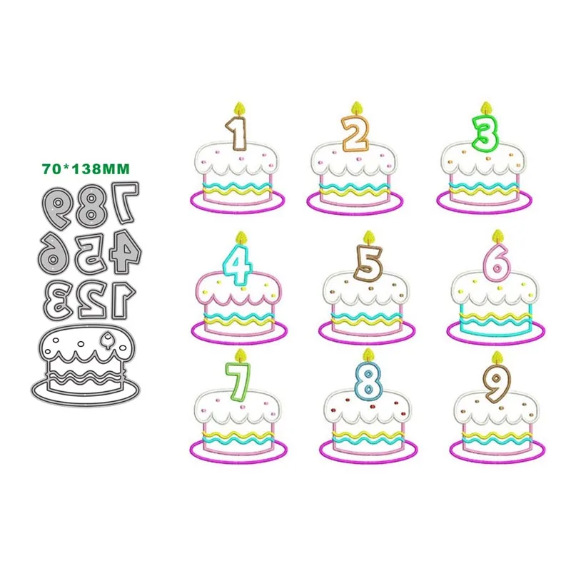 

2021 металлические трафареты для вырезания торта, трафареты для «сделай сам», скрапбукинг, декоративные поделки, тиснение, бумажные карты, вырезанные 2