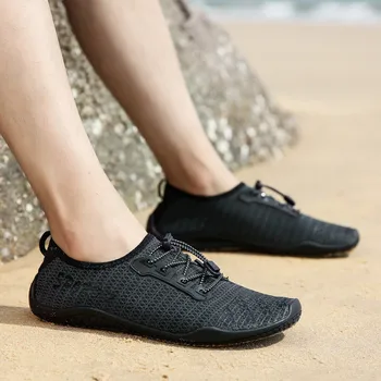 

Men Swimming Sneakers Outdoor Sports Diving Water Shoes Seaside Beach Surfing Slippers Quick-Drying Upstream Aqua Shoes 1.8