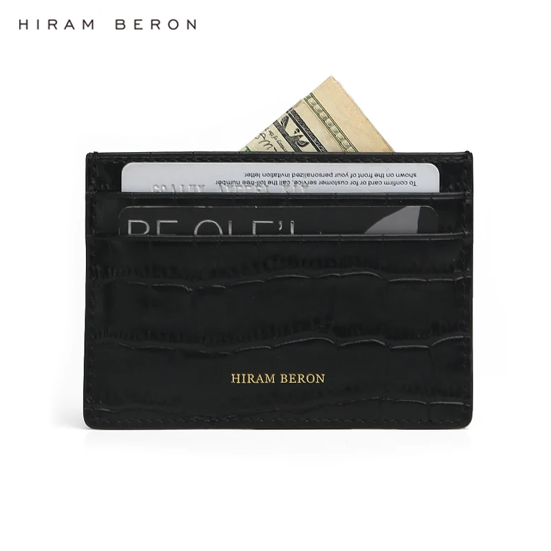 Hiram Beron,, кожаный бумажник с тиснением под крокодиловую кожу для iphone 11 Pro Max, чехол, Прямая поставка