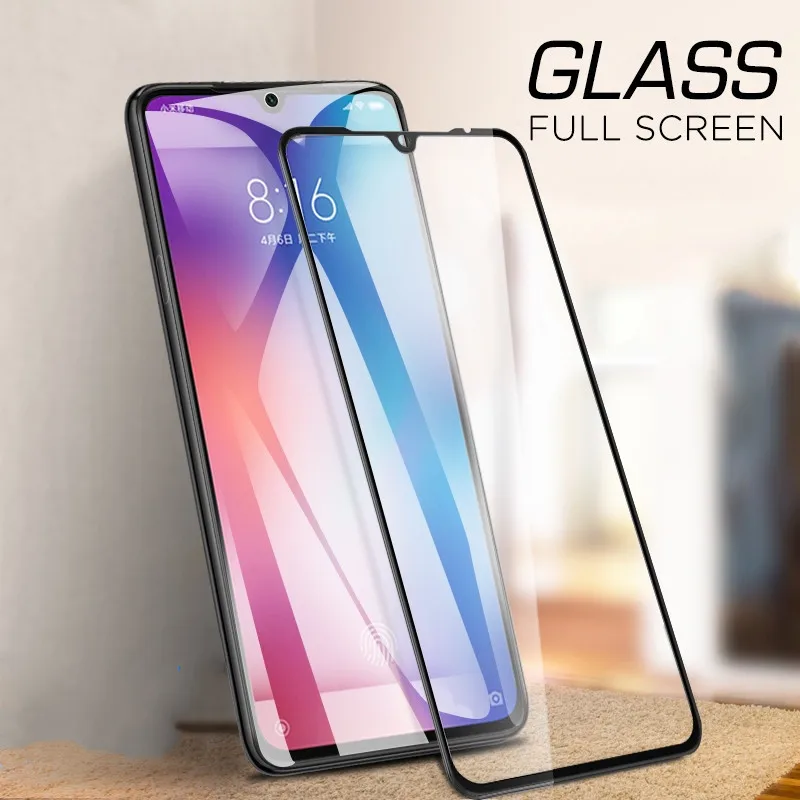 10 шт. 9D закаленное стекло для Xiao mi Pocophone F2 F1 mi A3 Lite A2 A1 6X 5X Note 3 Play CC9 CC9E полная клеевая Защитная пленка для экрана