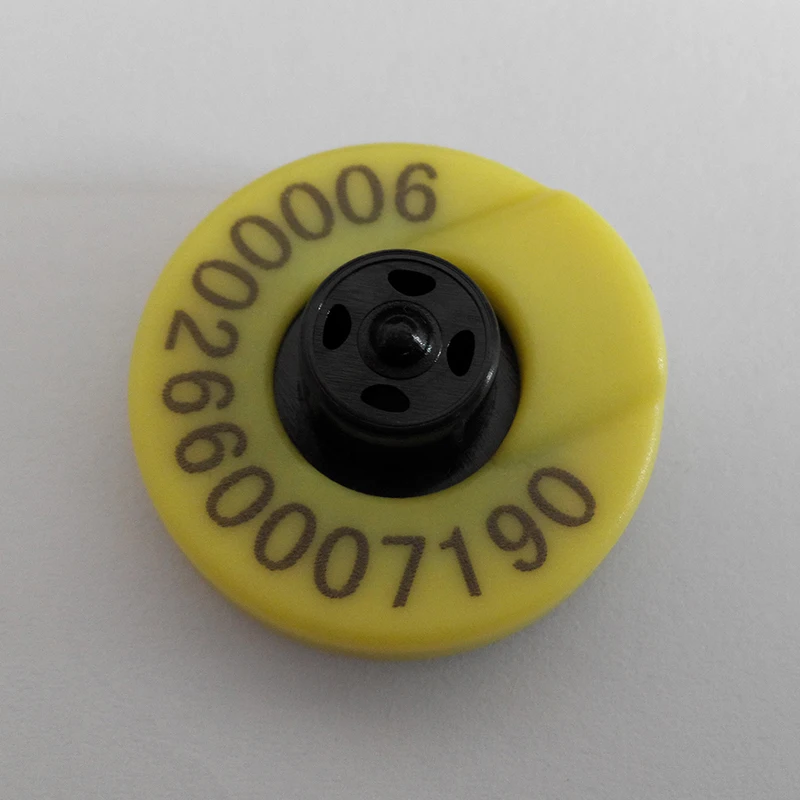 x10pairs 134.2KHz rfid animal ear tag ISO FDX-B rabbit goat cow Pig Sheep Cattle Tpu Ear Tags for livestock management | Безопасность и