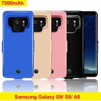 

Samsung Galaxy S9 S8 A8 Battery Case High Quality New 7000Mah Power Bank Load Coverage For Samsung S9 S8 A8 Plus