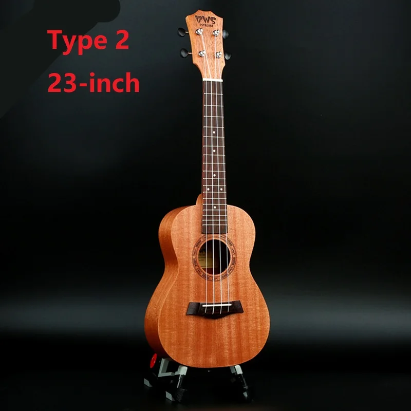 21 / 23 / 26 Inch Concert Ukulele Hawaiian Guitar Four String Guitar Mahogany Wood Ukulele as Birthday Christmas Gifts ukulele set