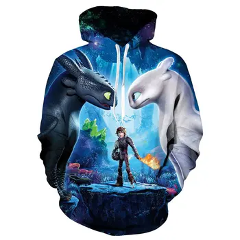 

how to train your dragon galaxy 3d print sweatshirt/zip hoodie/ mens harajuku Hero Academy streetwear pullover jacket