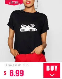 Billie Eilish Футболка женская мужская одежда топы футболки Модная Футболка Повседневная с круглым вырезом короткие женские унисекс подростковые футболки