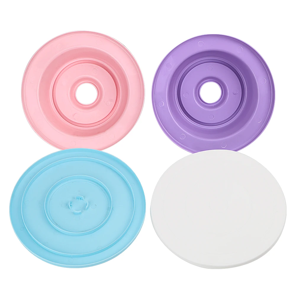  NICEYARD Cake Swivel Base Rotating Cake Plate Kitchen Baking Tool Round Turntable Cake Stand Cake D