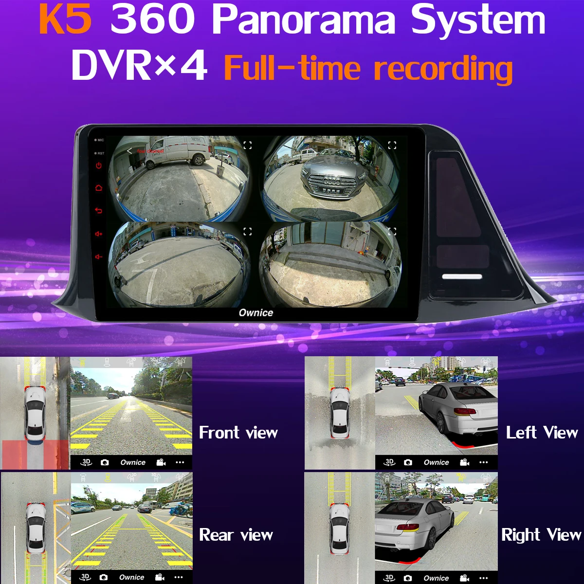 360 ° камера 1din Android 9,0 4G ram+ 64G rom gps радио CarPlay SPDIF DSP Автомобильный мультимедийный плеер для Toyota C-HR CHR