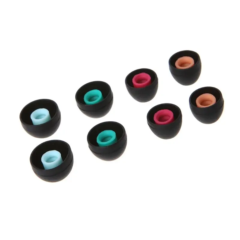 

4 Pairs(XS/S/M/L) Soft Silicone Ear Pads Earphone Eartips Suit for 90% In-ear Earbuds Cover Accessories for Sony Headphone 634A