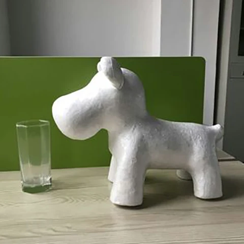 Polystyrene Styrofoam foam Animal Model Shape White  Balls  Crafts For children/kids DIY handmade materials  many styles/sizes high35 cm dog