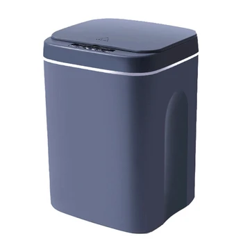 

ligent Trash Can,Automatic Sensor Trash Can,Smart Waste Bin with Lid for Kitchen/Living Room/Office,16L