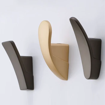 

2 Pieces Black Gold Silver Modern Simple Single Hook Kitchen Toilet Clothes Hook Bedroom Balcony Hook Furniture Hardware