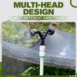 Adjustable 360 Degree Rotating Spray Nozzle Greenhouse Watering Sprinkler Fogger Aquarium Reptile Humidity Mist Irrigation Adjustable 360 Degree Rotating Spray Nozzle Greenhouse Watering Sprinkler Fogger Aquarium Reptile Humidity Mist Irrigation