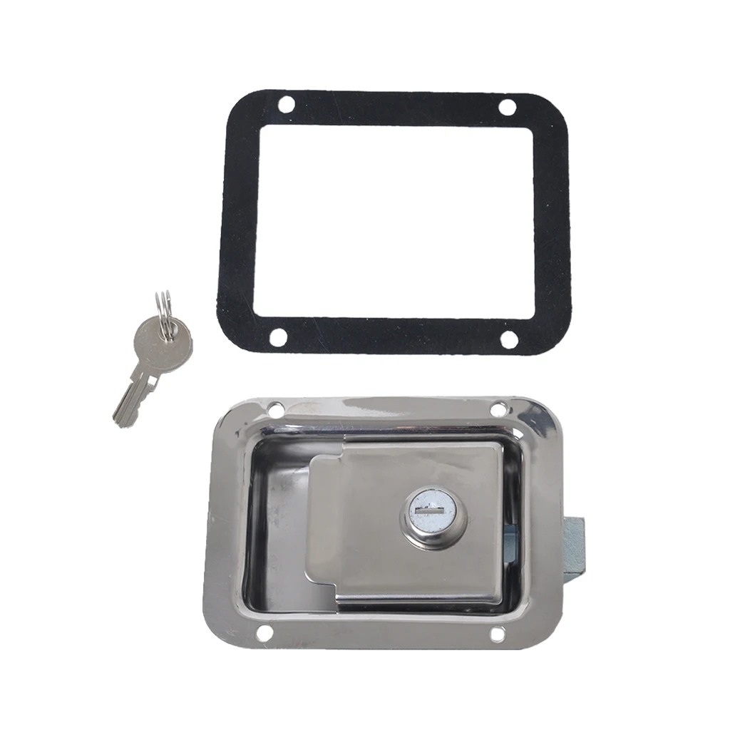 RV Travel Trailer Boat Lock Entrance Door Toolbox Latch Stainless Steel
