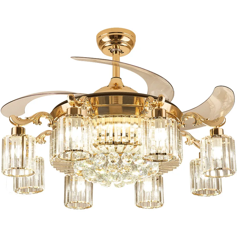 

Modern Led Decorative Lighting Smart Dc Electric with Light Remote Control Switches Fans Home Appliances Ceiling Fan
