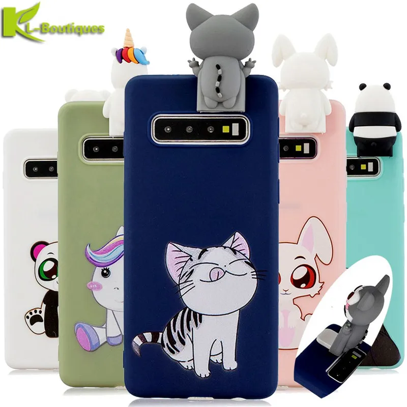 Чехол na для Samsung Galaxy S10 чехол S 10 S8 S9 Plus S10e с 3D игрушкой-куклой мягкий силиконовый