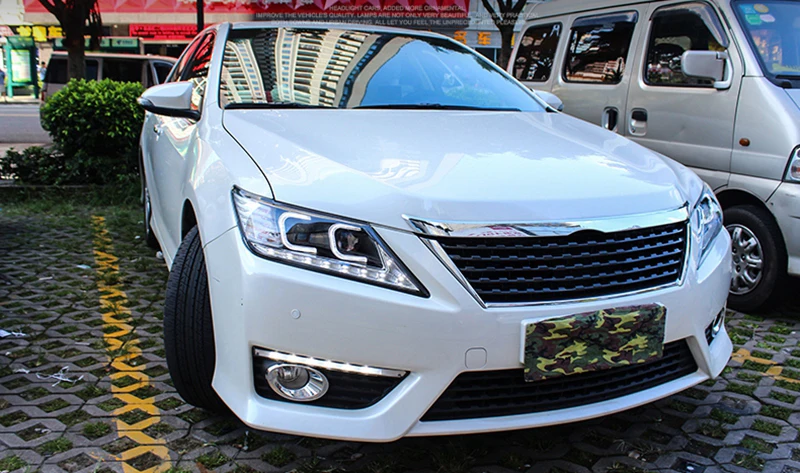 VLAND Автомобильная фара для Toyota Camry 7th фары 2012 до 2014 года C стиль ангельские глазки
