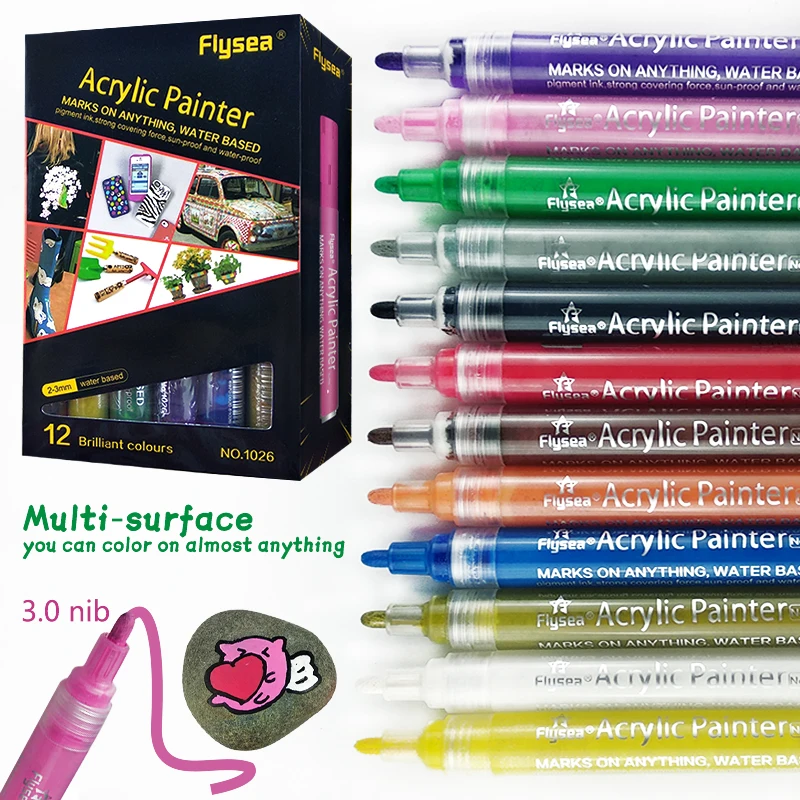 TOUCHFIVE Pennarelli per tonalità della pelle Set di 24 colori per