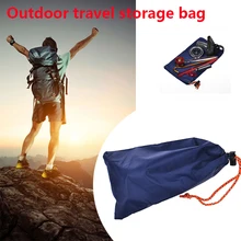 Маленькая карманная походная балка для хранения, туристическое снаряжение для хранения на открытом воздухе, посылка для хранения, сумка для хранения, портативная практичная, случайный цвет