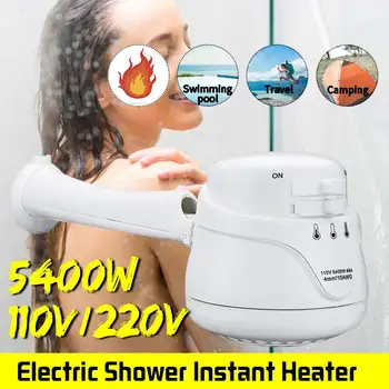 

Mini Electric Water Heaters with Hose 110V/220V 2300W-5400W Low/High/Medium Three Water Temperature 2 Switches Control