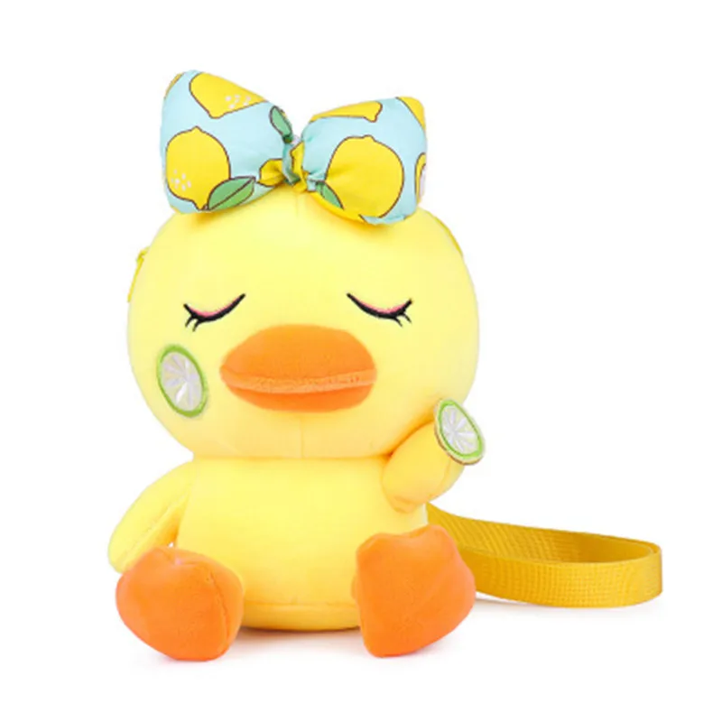 1 шт. милый цветной плюшевый рюкзак с кроликом и уткой Kawaii модная дорожная сумка
