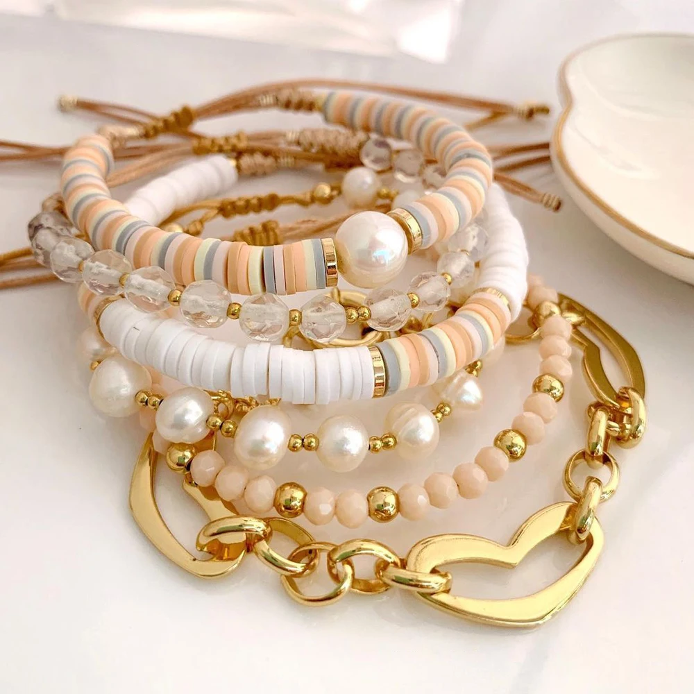 Heishi Pearls Bracelet