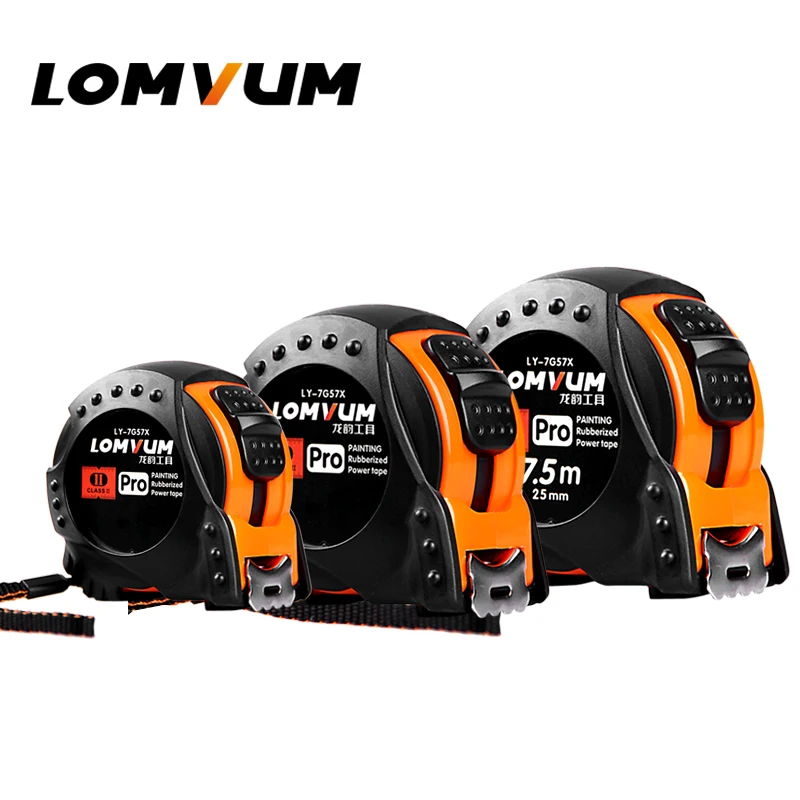 5M Metric System Auto Lock Measurement Tape 7.5M Tape Measure Retractable 3M Measuring Centimeters Gauging Tools Tape Measure