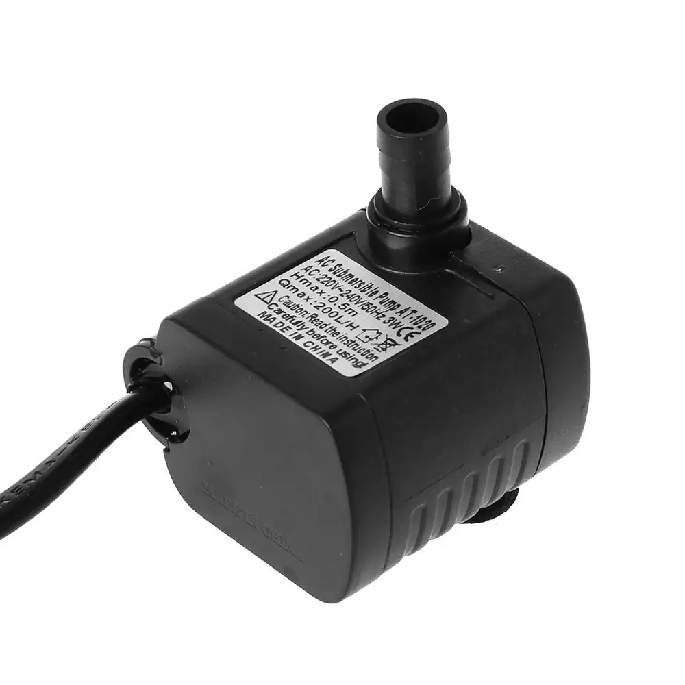 Водяной насос AC 220V 3W погружной водяной аквариумный фонтан воздушный аквариум для