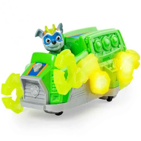 Patrulla Canina Rocky Figura + Luz y Sonido|Juguete fundido a presión vehículos de juguete| - AliExpress