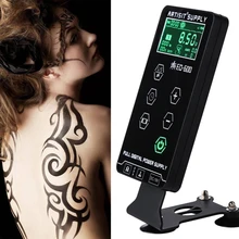 Manooby, профессиональная татуировка, источник питания, обновленная татуировочная машина, интеллектуальная, цифровая, lcd, макияж, двойное питание, тату, принадлежности