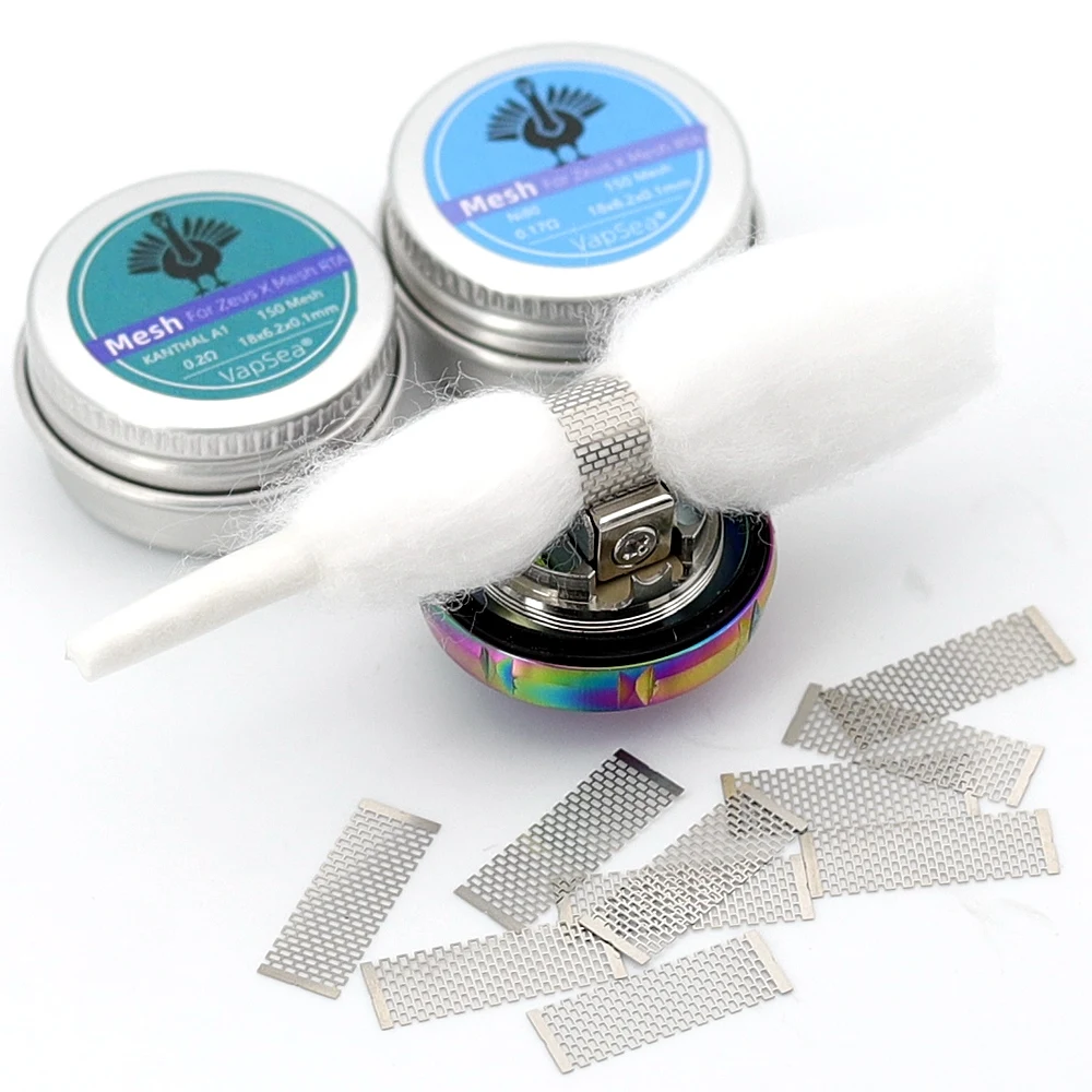 VapSea Zeus X металлическая сетка хлопок для Сетки RTA атомайзер катушки Зевс основание