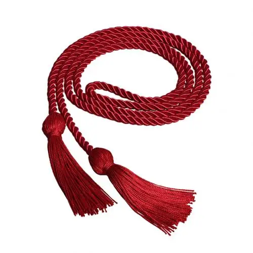 170 см один цвет Honor Apparel шнур для шитья кисточкой коллаж выпускная накидка Декор для дома вечерние украшения - Цвет: Wine Red