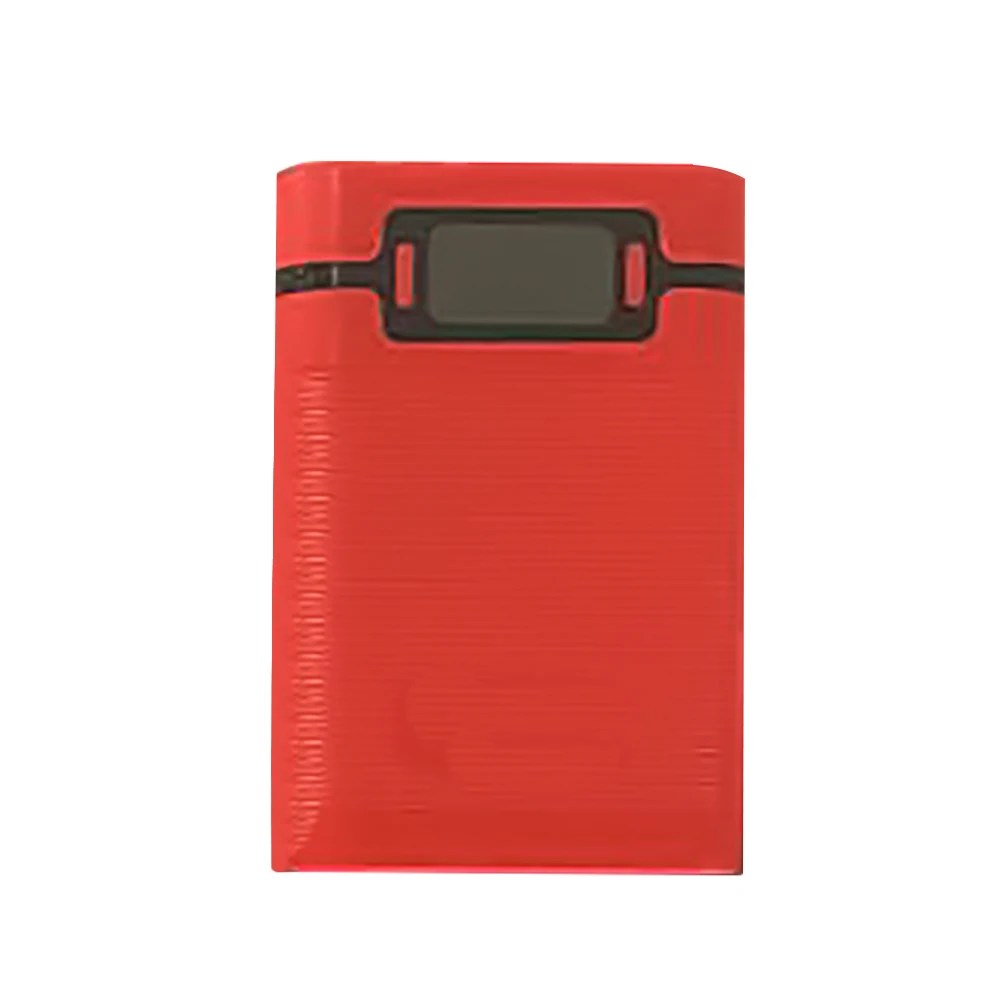 Портативное зарядное устройство 18650 с 4 слотами ЖК дисплей чехол для внешнего