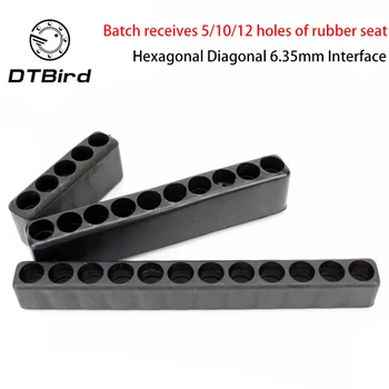 

Wind batch receptacle receptacle receptacle socket 6.35 mm hexagonal batch receptacle 5 holes 10 holes 12 holes