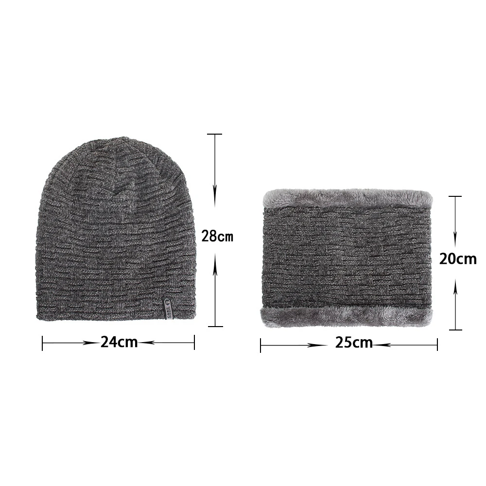 RoxCober зимний теплый набор с шапочкой Skullies Beanies шапка бини для мужчин женский шерстяной шарф шапки gorro invierno hombre вязаная шапка WM107