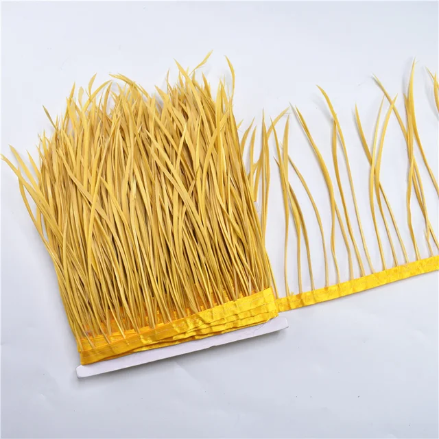 1Meters Pruning Goose Feathers Trims Ribbon Fringe feather trim 6-8
