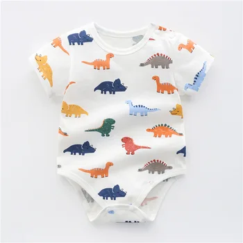 

Newborn Toddler Infant Baby Boys clothes Casual Romper cotton 0-24month Jumpsuit Short Sleeve boys Clothes