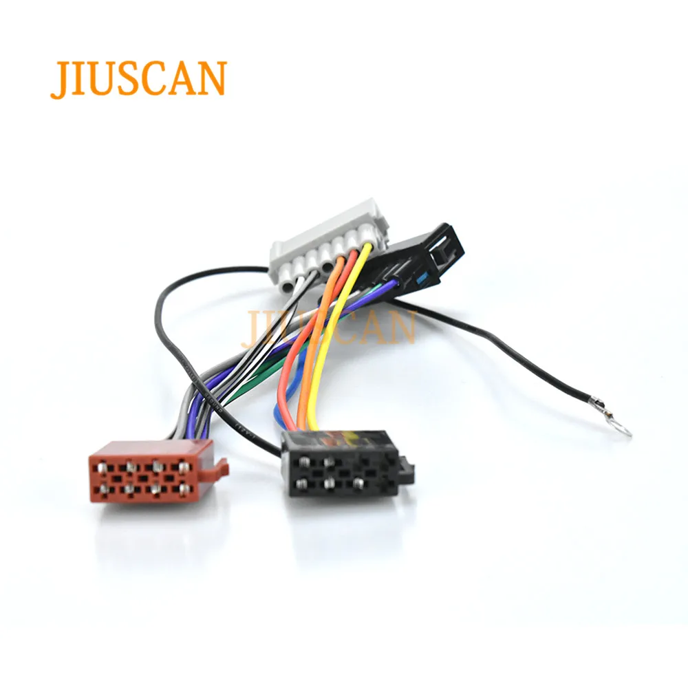 JIUSCAN 12-008 ISO Радио адаптер для Chrysler Dodge Jeep Радио Стерео провода кабель жгута проводов разъем свинца ткацкий станок штекер