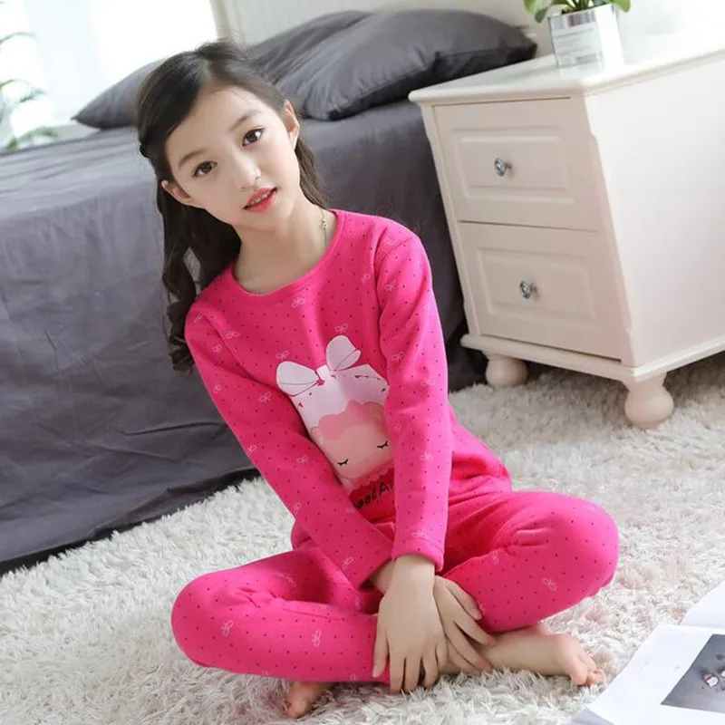 H5732 теплая пижама для девочек бархатная утолщенная осенне-зимняя одежда для сна для подростков пеньюар с длинными рукавами Студенческая