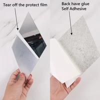 3D lustro naklejki ścienne 17/32/58 sztuk DIY diamenty romb lustro akrylowe powierzchni naklejki ścienne wystrój salonu pegatina de pared 4